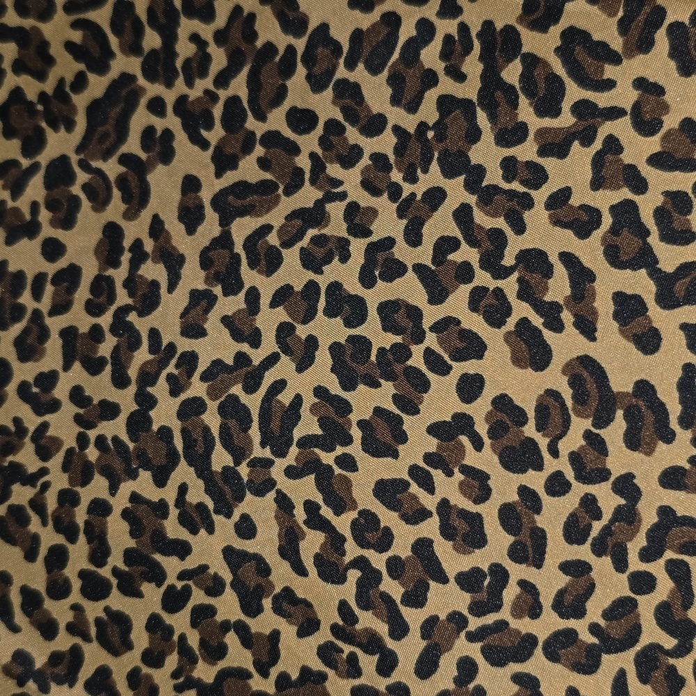 London Fog Cheetah Print Hooded Poncho One Size Fits Most - Picture 10 of 10